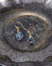 Herkimer Facetten Drop Earrings