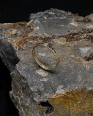 Diamond Moon Phase Ring -  Gold
