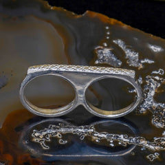Snake Skin Knuckle Ring