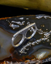 Snake Skin Knuckle Ring