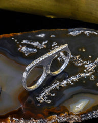 Snake Skin Knuckle Ring