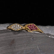 Single Curve Ring - Pink Sapphire