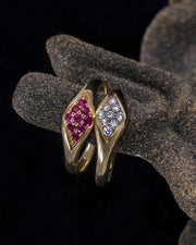 Single Curve Ring - Pink Sapphire