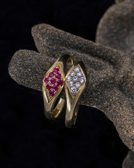 Single Curve Ring - Pink Sapphire