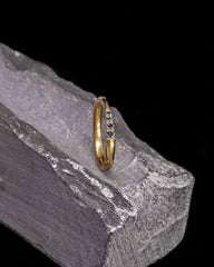 Exie Ring - Blue Sapphires