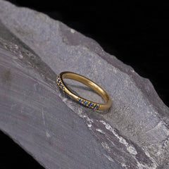 Exie Ring - Blue Sapphires