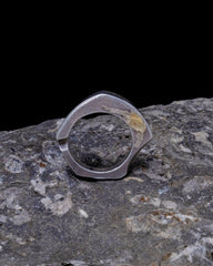 Fine Silver Arc Ring