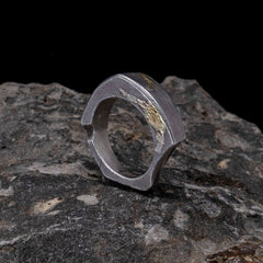 Fine Silver Arc Ring
