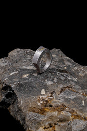 Fine Silver Arc Ring