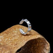 Debbie Bold Silver Spike Ear Cuff - Silver