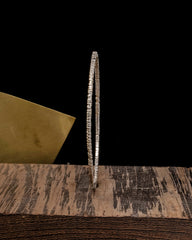 Ion Wind Bangle - Silver