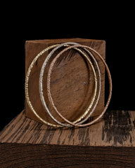 Ion Wind Bangle - Gold