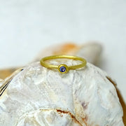 Blue Sapphire Gold Ring