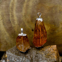 Amassed Citrine Pendant