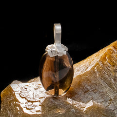 Amassed Smoky Quartz Pendant