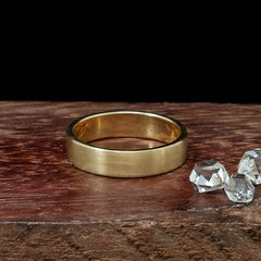 Brushed Gold Band