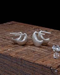 Lua Hoops - Silver