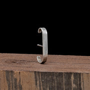 Minimalist Ear Cuff Wide Silver