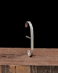Minimalist Ear Cuff Medium Silver