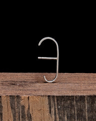 Minimalist Ear Cuff Medium Silver