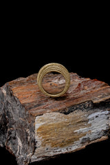 Round Orbit Stacking Ring - Brass