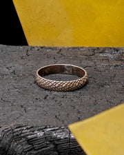 Snake Skin Ring - Oxidized Silver