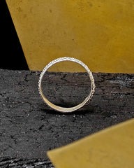 Snake Skin Ring - Silver