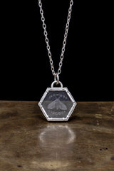 Moth Intaglio Necklace