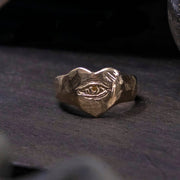 Lover's Eye Cigar Band Ring