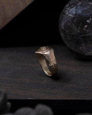 Lover's Eye Cigar Band Ring