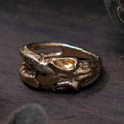 Goat Skull Ring