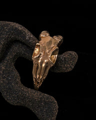 Goat Skull Ring