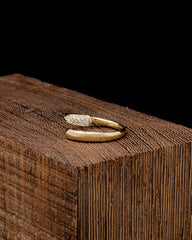 Bypass Diamond Pave Ring