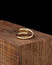 Bypass Diamond Pave Ring