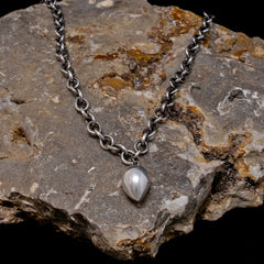 Lotus Chunky Chain Necklace