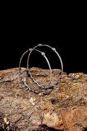 Entwined Snake Hoops