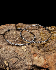 Entwined Snake Hoops