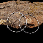 Entwined Snake Hoops