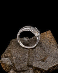 Ram Skull Ring - Silver
