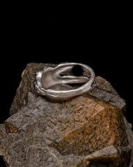 Ram Skull Ring - Silver