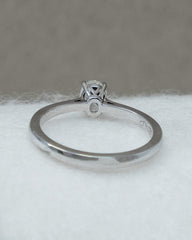 Solitaire Marquis Cut Diamond Ring White Gold