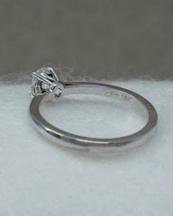 Solitaire Marquis Cut Diamond Ring White Gold