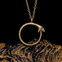 Ouroboros Necklace - Gold