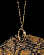 Ouroboros Necklace - Gold