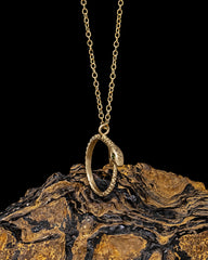 Ouroboros Necklace - Gold