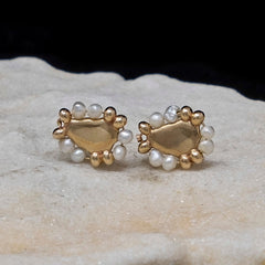 Pearl Trim Studs