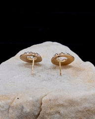 Pearl Disc Studs