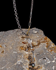 Crystal and Pearl Necklace