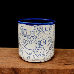 Inked Illustrated Cups