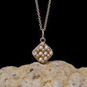 Checkered Pearl Necklace